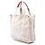 Tote Borsa Shopping Prada in tela Canapa Mistolino marrone - vista 2