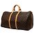 Borsa da viaggio Louis Vuitton Monogram Keepall Bandouliere 55 Marrone - vista 2