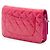 Borsa a tracolla Chanel CC Quilted Patent Wallet on Chain Rosa - vista 2