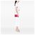 Borsa a tracolla Chanel CC Quilted Patent Wallet on Chain Rosa - vista 6