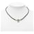 Collier Choker Hermès Vive L Idee avec Cadenas Cœur Plaqué Palladium Noir  - vue 5