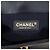 Borsa a tracolla Chanel Boy Flap Small in pelle d'agnello goffrata a cubi blu - vista 5
