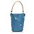 Hermès Clemence Mangeoire Bucket PM Blu - vista 2
