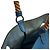 Hermès Clemence Mangeoire Bucket PM Blu - vista 8