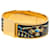 Black Hermès Wide Printed Enamel Loquet Bracelet PM  - view 2