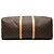 Borsa da viaggio Louis Vuitton Monogram Keepall 60 Marrone - vista 3