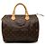 Borsa Boston Louis Vuitton Monogram Speedy 30 Marrone