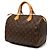 Borsa Boston Louis Vuitton Monogram Speedy 30 Marrone - vista 2