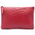 Clutch Chanel Large Diagonal Quilted Lambskin O Case Rossa Rosso