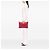 Clutch Chanel Large Diagonal Quilted Lambskin O Case Rossa Rosso - vista 5