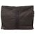 Clutch Herline Hermès de lona gris