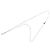 Collana con pendente Chanel CC in ottone argentato e sfere di strass Argento