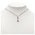 Collana con pendente Chanel CC in ottone argentato e sfere di strass Argento - vista 5