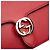 Borsa a tracolla Gucci Medium Interlocking G in pelle di vitello Dollar rossa Rosso - vista 7