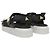 Valentino Garavani Sandali Valentino Rockstud con velcro Bianco e Nero Taglia 37.5 - vista 4