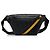 Borsa cintura diagonale Fendi Zucca FF 1974 nera Nero