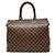 Borsa da viaggio Louis Vuitton Damier Ebene Greenwich PM Marrone