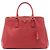 Borsa Prada Large Saffiano Lux Galleria Double Zip Rossa Rosso