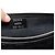 Borsa Clutch Fendi FF in shearling nera Nero - vista 5