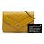 Borsa a tracolla Chanel Small Reversed Chevron in pelle d'agnello gialla Giallo - vista 12