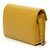 Borsa a tracolla Chanel Small Reversed Chevron in pelle d'agnello gialla Giallo - vista 2