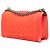 Borsa a tracolla Chanel Boy Flap in velluto trapuntato Arancione, dimensione Old Medium - vista 2