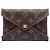 Borsa a pochette Louis Vuitton Monogram Pochette Kirigami MM Marrone