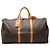 Borsa da viaggio Louis Vuitton Monogram Keepall 50 Marrone