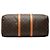 Borsa da viaggio Louis Vuitton Monogram Keepall 50 Marrone - vista 3