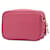 Mini borsa a tracolla Prada Saffiano Lux rosa - vista 2