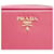 Mini borsa a tracolla Prada Saffiano Lux rosa - vista 5
