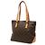 Borsa Tote Cabas Piano Louis Vuitton Monogram Marrone - vista 2