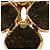 Broche Chanel bañado en oro Coco Mark Flower Dorado - vista 3