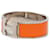 Bracciale Clic Clac H PM largo in smalto Orange Hermès Rosso  - vista 2