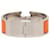 Bracciale Clic Clac H PM largo in smalto Orange Hermès Rosso  - vista 3