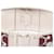 Red Hermès Wide Enamel Tropical Club Flacons Bandana Hinged Bangle 60 Costume Bracelet  - view 4