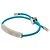 Bracciale LV Space in nylon e ottone blu Louis Vuitton - vista 2