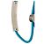 Bracciale LV Space in nylon e ottone blu Louis Vuitton - vista 5