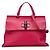 Bamboo Borsa Satchel Daily Gucci Medium in pelle rosa con bambù