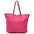 Tote Bag Prada Tessuto Canapa Logo Rosa
