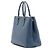Prada Large Saffiano Lux Galleria Double Zip Tote Blau - Ansicht 2