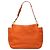 Borsa a tracolla Prada Vitello Daino con tasca laterale, Orange Arancione