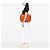 Borsa a tracolla Prada Vitello Daino con tasca laterale, Orange Arancione - vista 6