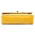 Borsa a tracolla Chanel Small Classic Double Flap in pelle di agnello gialla Giallo - vista 3