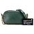 Borsa Camera Chanel in vitello trapuntato e grosgrain verde con bottoni e doppia zip - vista 13