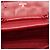 Borsa a tracolla Chanel CC matelassé in pelle d'agnello rossa Wallet on Chain Rosso - vista 4