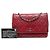 Borsa a tracolla Chanel CC matelassé in pelle d'agnello rossa Wallet on Chain Rosso - vista 8