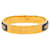 Bracelet charnière émaillé imprimé Loquet Hermès Narrow Or Doré  - vue 3