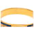 Bracelet charnière émaillé imprimé Loquet Hermès Narrow Or Doré  - vue 4