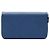 Portafoglio lungo Prada Saffiano con doppia zip blu